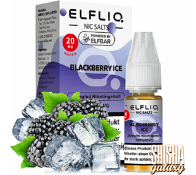 Elfliq Blackberry Ice - E-Liquid - Nikotin 20 mg/ml Elfliq Blackberry Ice - E-Liquid - Nikotin 20 mg/ml