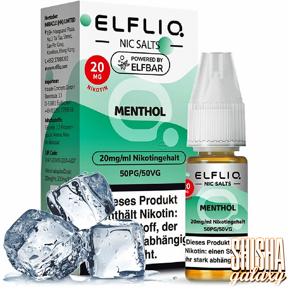 Elfliq ELFLIQ / Elfbar - Menthol - E-Liquid - Nikotin 20 mg/ml Elfliq ELFLIQ / Elfbar - Menthol - E-Liquid - Nikotin 20 mg/ml