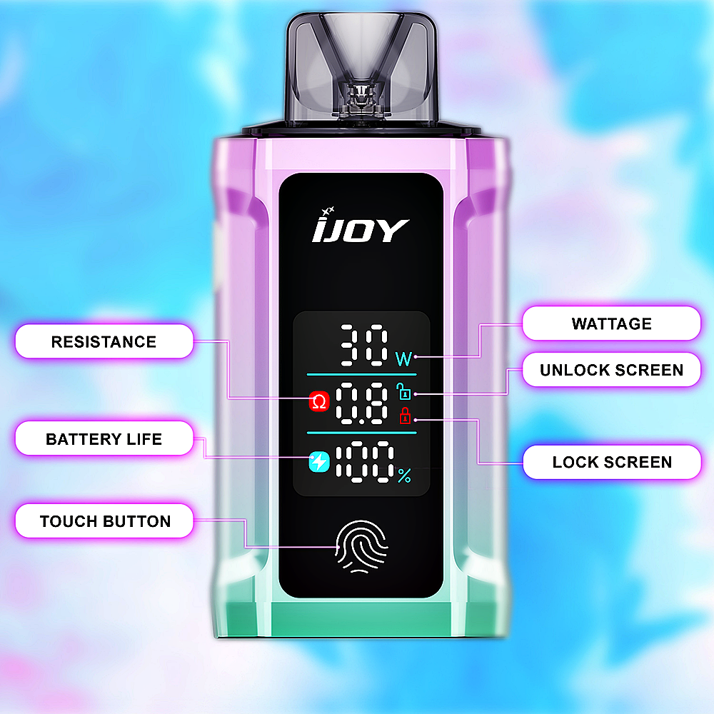 IJoy IJOY Captain 30 - Pod Kit - Akku 1050 mAh - 4,5 ml - Black - E-Zigaretten-Set inkl. 2x Leer-Pods IJoy IJOY Captain 30 - Pod Kit - Akku 1050 mAh - 4,5 ml - Black - E-Zigaretten-Set inkl. 2x Leer-Pods