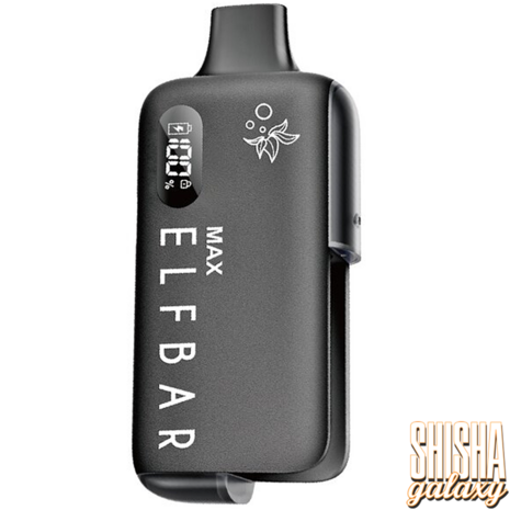 Elfbar Elfbar MAX - Basisgerät - Akku 650 mAh - Black - E-Zigarette