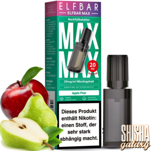 Elf Bar Elfbar MAX - Apple Pear - Liquid Container Pod - Nikotin 20 mg