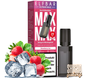 Elfbar Elfbar MAX - Strawberry Ice - Liquid Pod - Nikotin 20 mg Elfbar Elfbar MAX - Strawberry Ice - Liquid Pod - Nikotin 20 mg