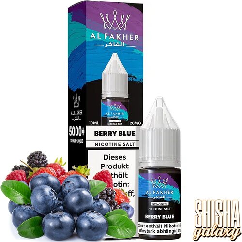 Al Fakher Berry Blue - Liquid - Nikotin 20 mg/ml Al Fakher Berry Blue - Liquid - Nikotin 20 mg/ml