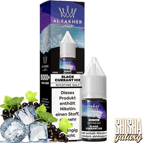 Al Fakher Blackcurrant Ice - Liquid - Nikotin 20 mg/ml Al Fakher Blackcurrant Ice - Liquid - Nikotin 20 mg/ml