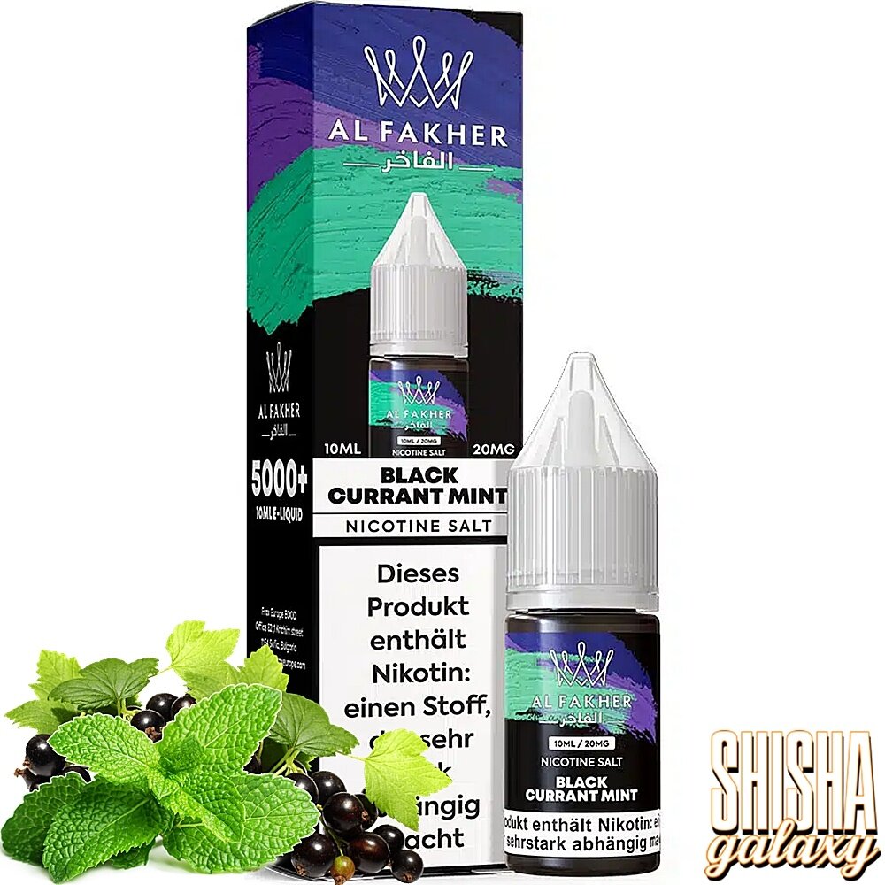 Al Fakher Al Fakher - Blackcurrant Mint - E-Liquid - Nikotin 20 mg/ml