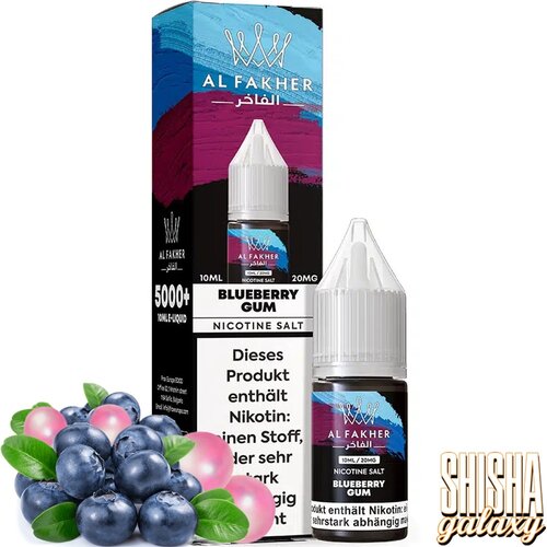 Al Fakher Blueberry Gum - Liquid - Nikotin 20 mg/ml Al Fakher Blueberry Gum - Liquid - Nikotin 20 mg/ml