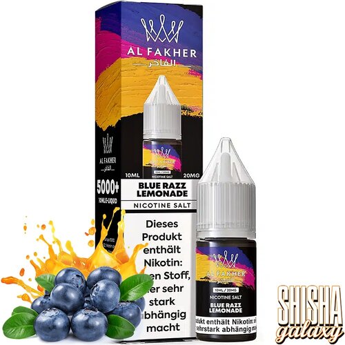 Al Fakher Blue Razz Lemonade - Liquid - Nikotin 20 mg/ml Al Fakher Blue Razz Lemonade - Liquid - Nikotin 20 mg/ml