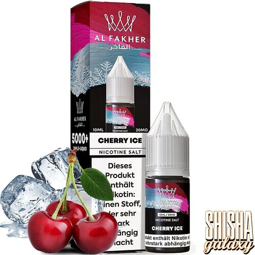 Al Fakher Cherry Ice - Liquid - Nikotin 20 mg/ml Al Fakher Cherry Ice - Liquid - Nikotin 20 mg/ml