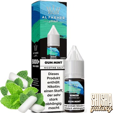 Al Fakher Al Fakher - Gum Mint - E-Liquid - Nikotin 20 mg/ml