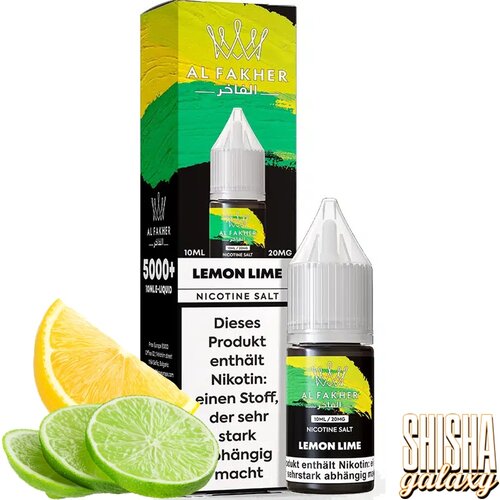Al Fakher Lemon Lime - Liquid - Nikotin 20 mg/ml Al Fakher Lemon Lime - Liquid - Nikotin 20 mg/ml