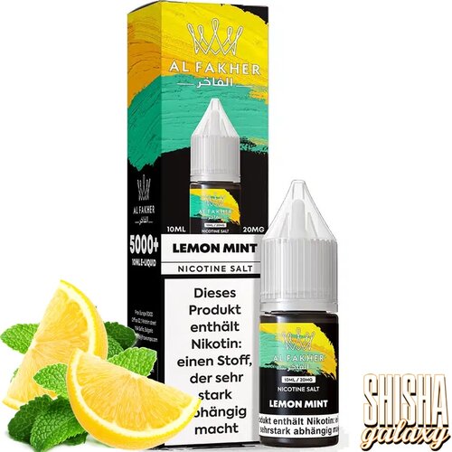 Al Fakher Lemon Mint - Liquid - Nikotin 20 mg/ml Al Fakher Lemon Mint - Liquid - Nikotin 20 mg/ml