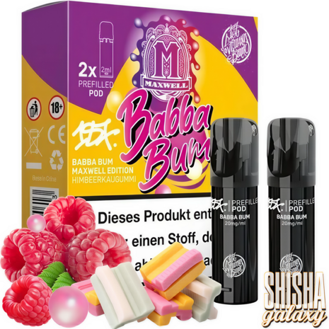187 Strassenbande 187 Strassenbande - Babba Bum - Liquid Pod - 2 ml / Nikotin 20 mg - 2er Pack (4ml)