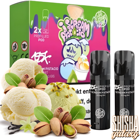187 Strassenbande 187 Strassenbande - I Scream Pistachio - Liquid Pod - 2 ml / Nikotin 20 mg - 2er Pack (4ml)