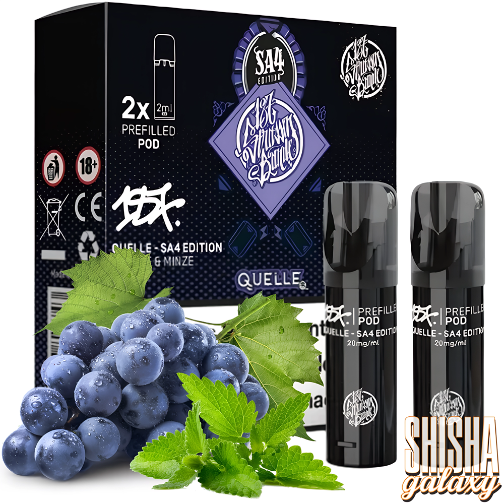 187 Strassenbande 187 Strassenbande - Quelle - Liquid Pod - 2 ml / Nikotin 20 mg - 2er Pack (4ml)