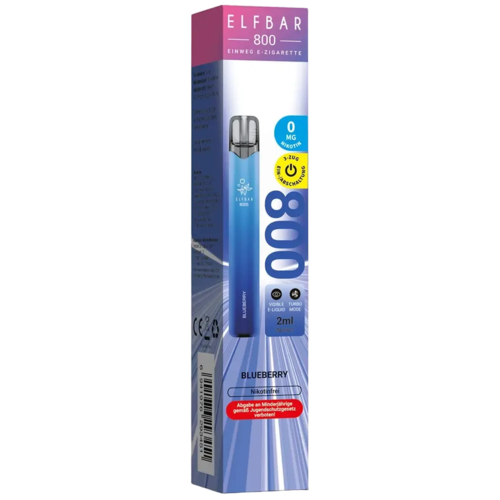 Elf Bar Elfbar 800 - Blueberry - 800 Züge / Nikotinfrei - Einweg E-Zigarette Elf Bar Elfbar 800 - Blueberry - 800 Züge / Nikotinfrei - Einweg E-Zigarette