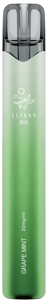 Elfbar Elfbar 800 - Grape Mint - 800 Züge / Nikotinfrei - Einweg E-Zigarette