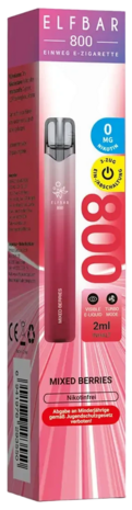 Elfbar Elfbar 800 - Mixed Berries - 800 Züge / Nikotinfrei - Einweg E-Zigarette