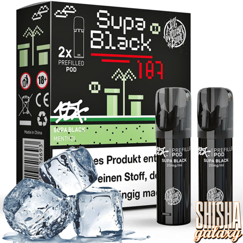 187 Strassenbande 187 Strassenbande - Supa Black - Liquid Pod - 2 ml / Nikotin 20 mg (2er Pack) 187 Strassenbande 187 Strassenbande - Supa Black - Liquid Pod - 2 ml / Nikotin 20 mg (2er Pack)