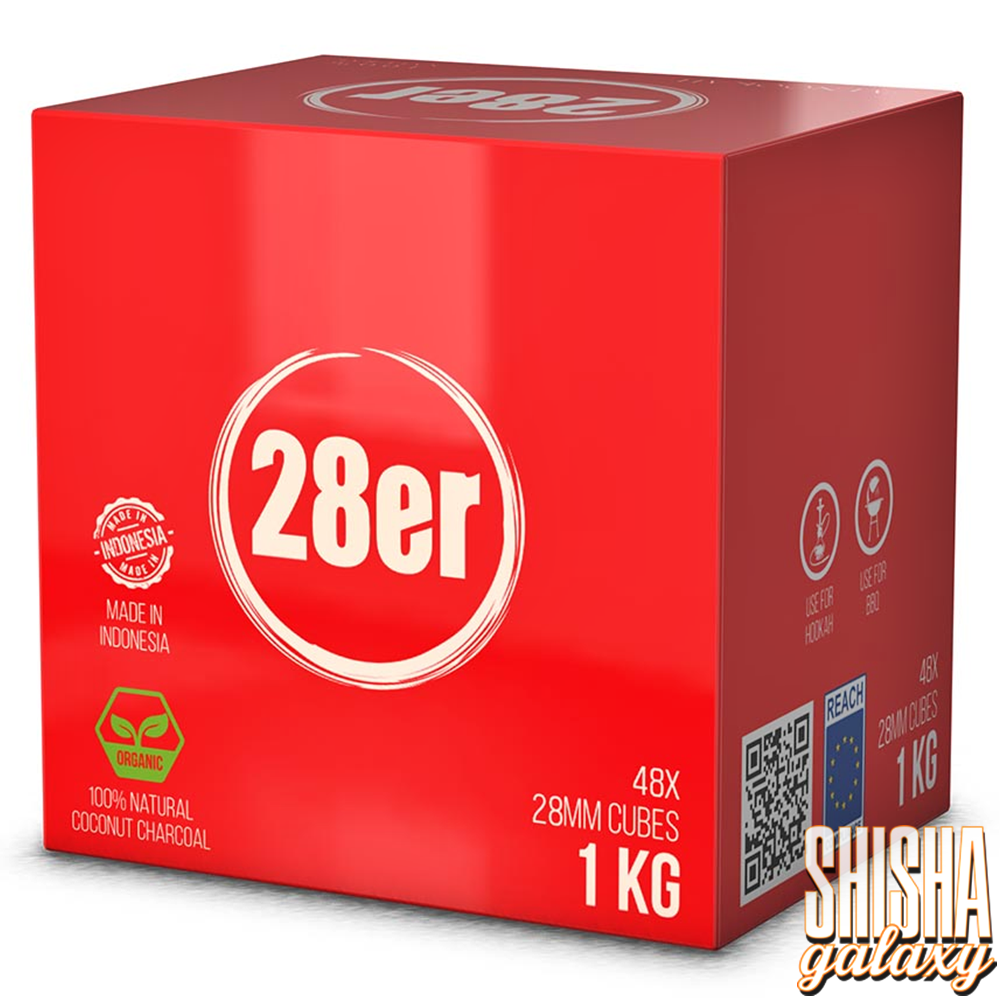 Venookah 27er Venookah - 28er Cubes Naturkohle 1 kg Venookah 27er Venookah - 28er Cubes Naturkohle 1 kg