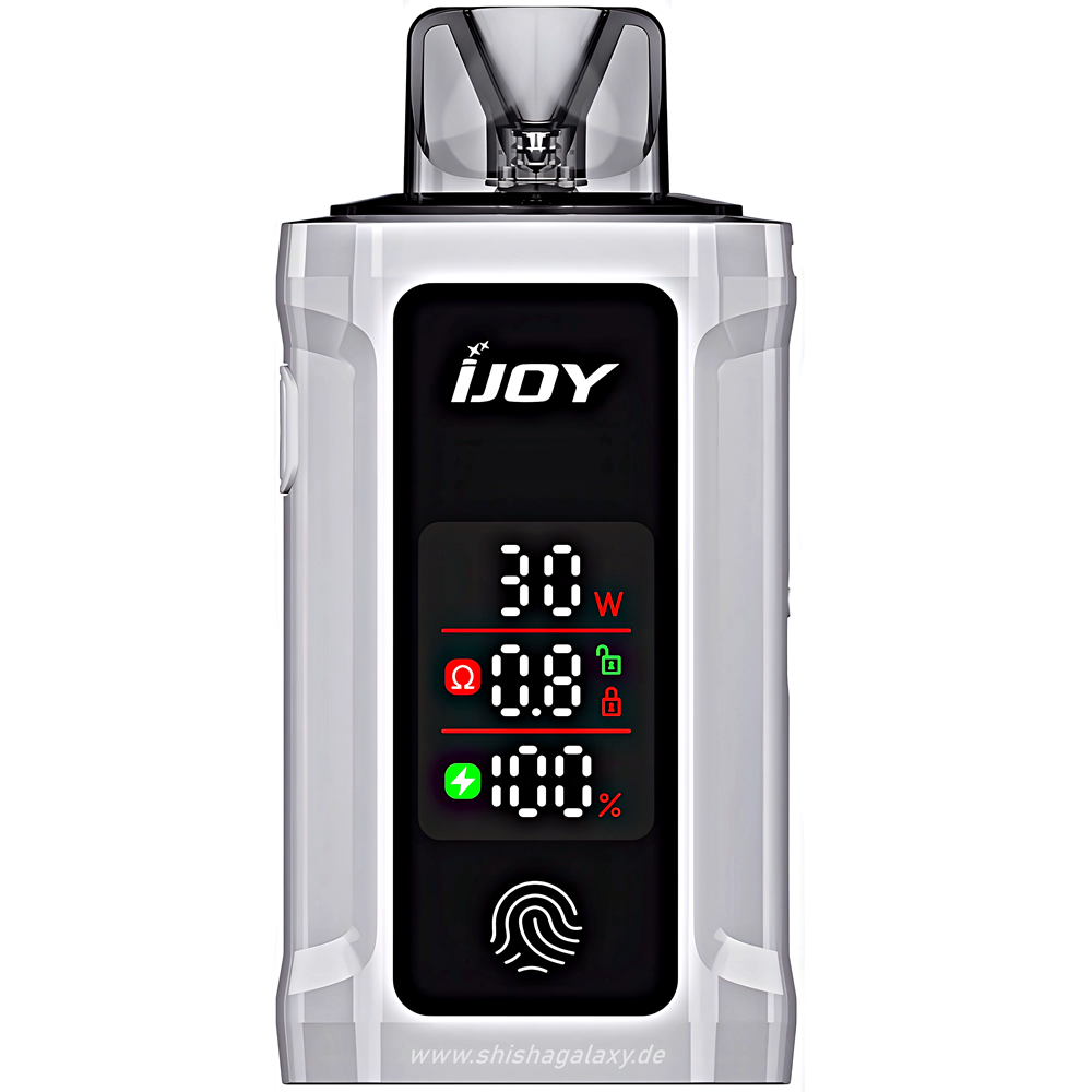 IJoy IJOY Captain 30 - Pod Kit - Akku 1050 mAh - 2ml - White - E-Zigaretten-Set inkl. 2x Leer-Pods