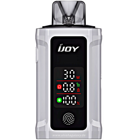 IJoy IJOY Captain 30 - Pod Kit - Akku 1050 mAh - 2ml - White - E-Zigaretten-Set inkl. 2x Leer-Pods