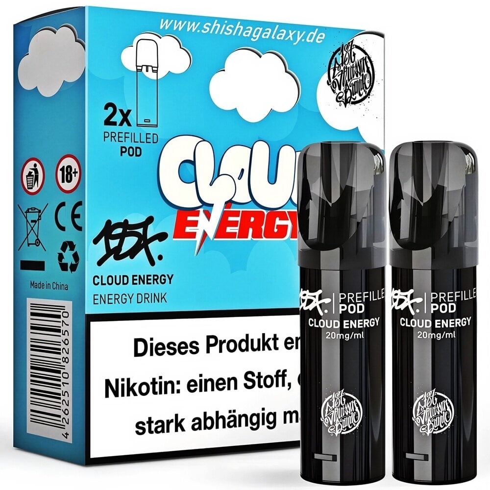 187 Pods - Cloud Energy - Liquid Pod - 2 ml / Nikotin 20 mg - 2er Pack