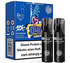 187 Strassenbande 040 Hamburg - Liquid Pod - Nikotin 20 mg 187 Strassenbande 040 Hamburg - Liquid Pod - Nikotin 20 mg