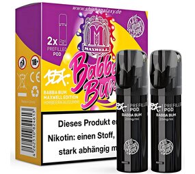 187 Strassenbande Babba Bum - Liquid Pod - Nikotin 20 mg 187 Strassenbande Babba Bum - Liquid Pod - Nikotin 20 mg