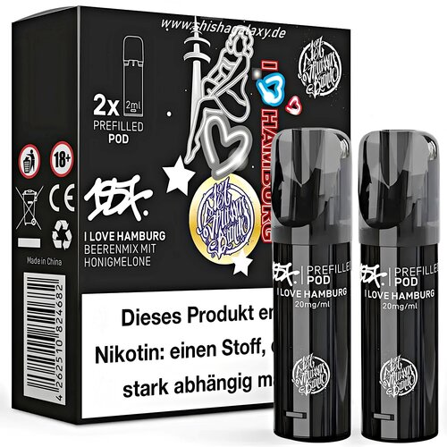 187 Strassenbande I Love Hamburg - Liquid Pod - Nikotin 20 mg