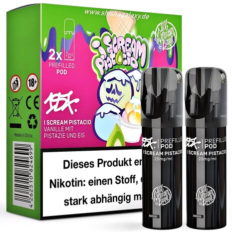 187 Strassenbande 187 Strassenbande - I Scream Pistachio - Liquid Pod - 2 ml / Nikotin 20 mg - 2er Pack (4ml)