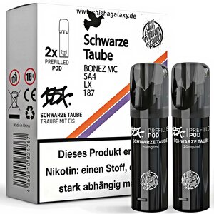 187 Strassenbande Schwarze Taube - Liquid Pod - Nikotin 20 mg
