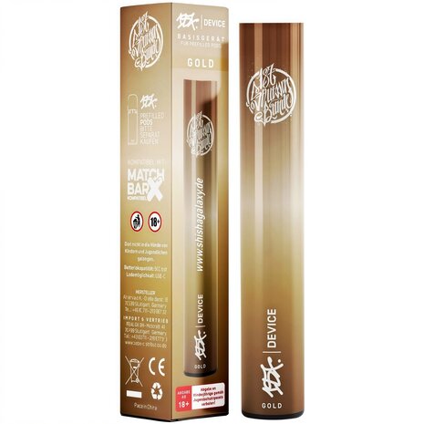 187 Strassenbande 187 Strassenbande - Pod Kit - Akku 500 mAh - Gold - E-Zigarette 187 Strassenbande 187 Strassenbande - Pod Kit - Akku 500 mAh - Gold - E-Zigarette