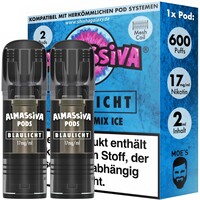 Blaulicht - Liquid Pod - Nikotin 17 mg - 2er Pack