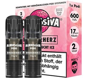 Al Massiva Bruderherz - Liquid Pod - Nikotin 17 mg - 2er Pack Al Massiva Bruderherz - Liquid Pod - Nikotin 17 mg - 2er Pack