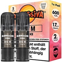 Big M - Liquid Pod - Nikotin 17 mg - 2er Pack