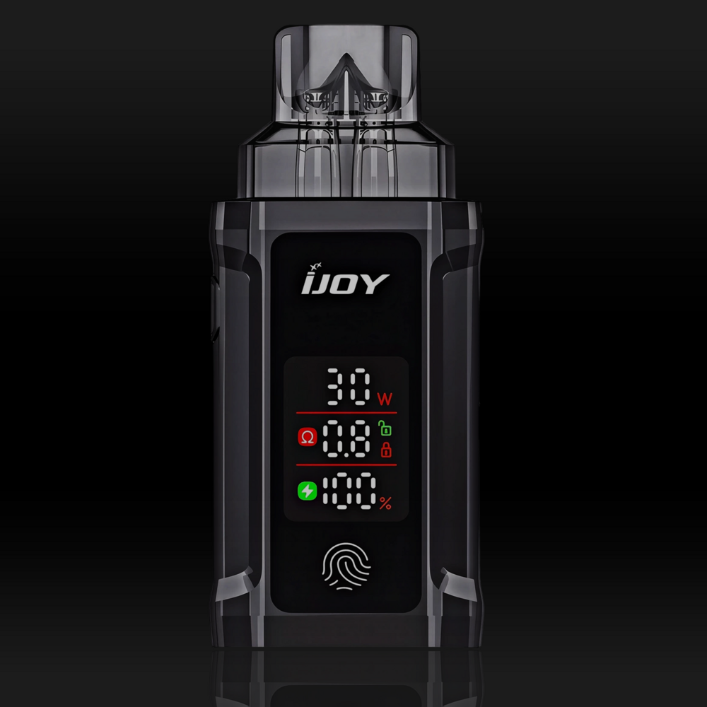 IJoy IJOY Captain 30 - Pod Kit - Akku 1050 mAh - 4,5 ml - Black - E-Zigaretten-Set inkl. 2x Leer-Pods IJoy IJOY Captain 30 - Pod Kit - Akku 1050 mAh - 4,5 ml - Black - E-Zigaretten-Set inkl. 2x Leer-Pods