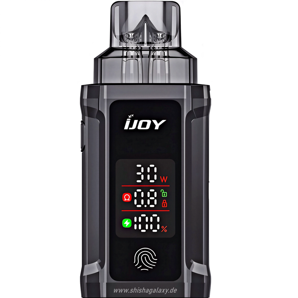 IJoy IJOY Captain 30 - Pod Kit - Akku 1050 mAh - 4,5 ml - Black - E-Zigaretten-Set inkl. 2x Leer-Pods IJoy IJOY Captain 30 - Pod Kit - Akku 1050 mAh - 4,5 ml - Black - E-Zigaretten-Set inkl. 2x Leer-Pods