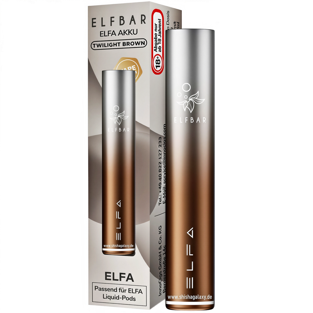Elfbar Elfbar - ELFA - Pod Kit - Akku 500 mAh - Twilight Brown - E-Zigarette