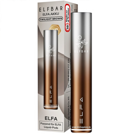 Elfbar Elfbar - ELFA - Pod Kit - Akku 500 mAh - Twilight Brown - E-Zigarette