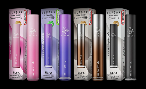 Elfbar Elfbar - ELFA - Pod Kit - Akku 500 mAh - Twilight Blue - E-Zigarette