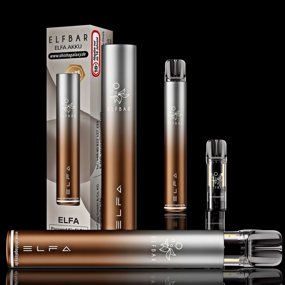 Elfbar Elfbar - ELFA - Pod Kit - Akku 500 mAh - Aurora Blue - E-Zigarette