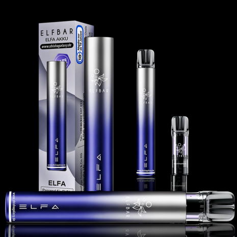 Elfbar Elfbar - ELFA - Pod Kit - Akku 500 mAh - Navy Blue - E-Zigarette Elfbar Elfbar - ELFA - Pod Kit - Akku 500 mAh - Navy Blue - E-Zigarette