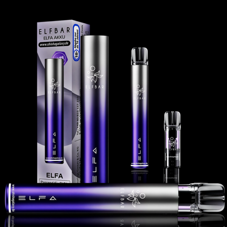 Elfbar Elfbar - ELFA - Pod Kit - Akku 500 mAh - Twilight Blue - E-Zigarette