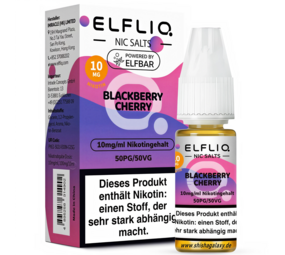 Elfliq Blackberry Cherry - E-Liquid - Nikotin 10 mg/ml Elfliq Blackberry Cherry - E-Liquid - Nikotin 10 mg/ml