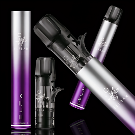 Elfbar Elfbar - ELFA & Tappo - Liquid Leer-Pods - 2er Pack - 1,1 Ohm