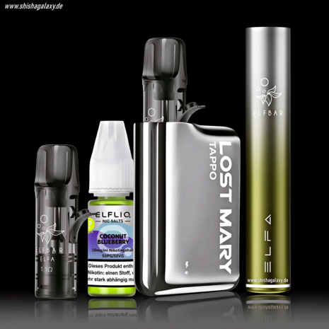 Elfbar Elfbar - ELFA & Tappo - Liquid Leer-Pods - 2er Pack - 1,1 Ohm