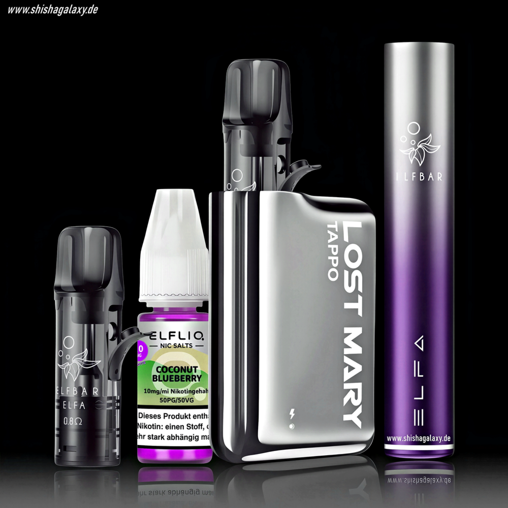 Elfbar Elfbar - ELFA & Tappo - Liquid Leer-Pods - 2er Pack - 0,8 Ohm Elfbar Elfbar - ELFA & Tappo - Liquid Leer-Pods - 2er Pack - 0,8 Ohm