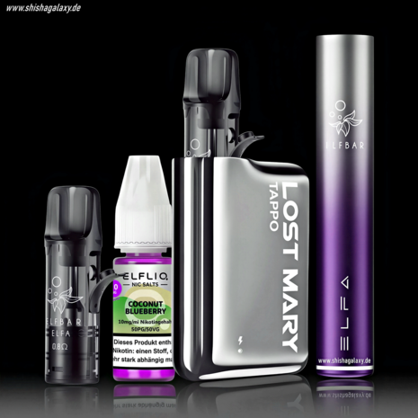 Elfbar Elfbar - ELFA & Tappo - Liquid Leer-Pods - 2er Pack - 0,8 Ohm Elfbar Elfbar - ELFA & Tappo - Liquid Leer-Pods - 2er Pack - 0,8 Ohm