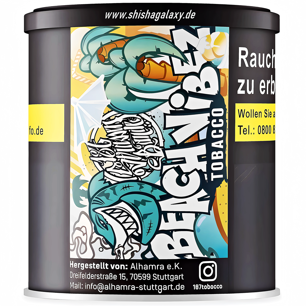 187 Strassenbande 187 Strassenbande - Beach Vibez (200g) - Shisha Tabak 187 Strassenbande 187 Strassenbande - Beach Vibez (200g) - Shisha Tabak