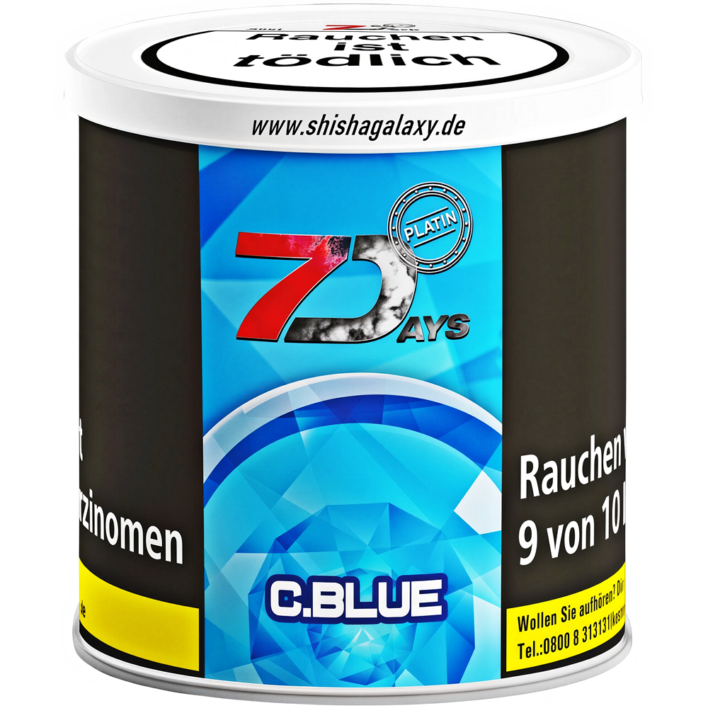 7 Days Platin 7 Days Platin - Could Blue (200g) - Shisha Tabak